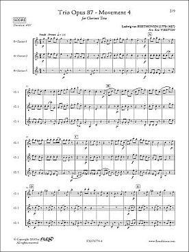 Illustration beethoven trio op. 87 4e mouvement
