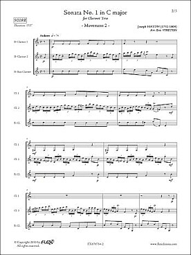 Illustration de Sonate N° 1 en do M (tr. Vireton) - 2e mouvement