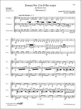 Illustration de Sonate N° 2 en si b M (tr. Vireton) - 2e mouvement