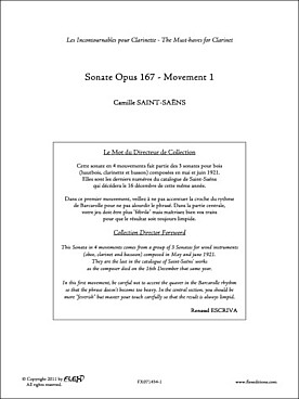 Illustration saint-saens sonate op. 167 1er mouvement