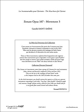 Illustration saint-saens sonate op. 167 3e mouvement