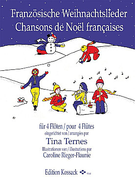 Illustration chants de noel francais