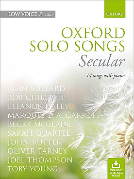 Illustration de OXFORD SOLOS SONGS : Secular - Low voice