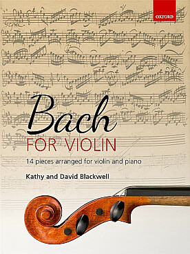 Illustration bach for violin