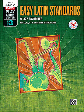 Illustration de JAZZ EASY PLAY-ALONG SERIES - Vol. 3 : Easy latin standards