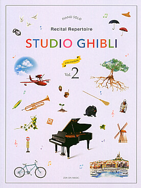 Illustration hisaishi studio ghibli recital repert. 2