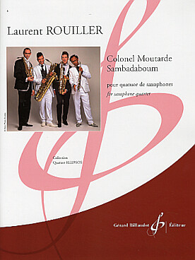 Illustration de Colonel Moutarde Sambadaboum pour quatuor de saxophones
