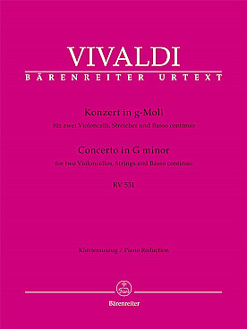 Illustration vivaldi concerto rv 531 en sol min