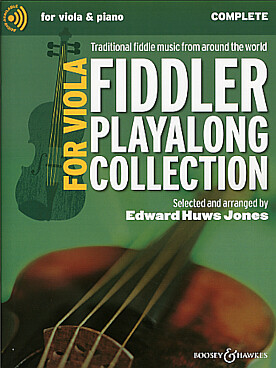 Illustration fiddler playalong viola collection