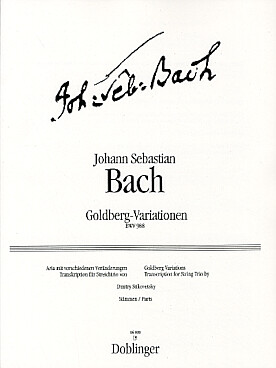 Illustration bach js variations goldberg bwv 988