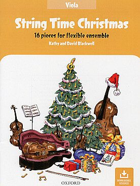 Illustration de String Time Christmas - Partie alto