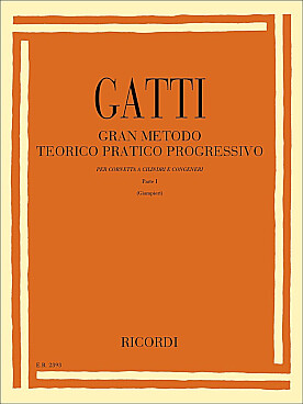 Illustration de Gran metodo teorico pratico progressivo pour cornet à pistons - Vol. 1