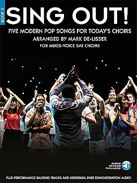 Illustration sing out ! pop songs today's choir 3