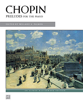 Illustration chopin preludes for the piano