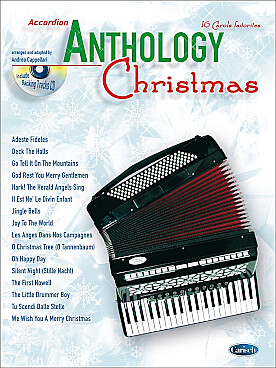 Illustration de ANTHOLOGY CHRISTMAS ACCORDION : 16 carols favorites