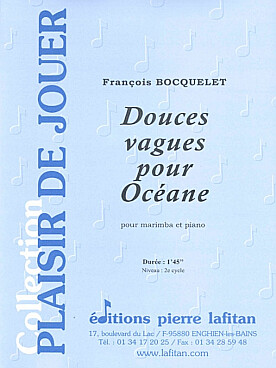 Illustration de Douces vagues pour Océane pour marimba et piano