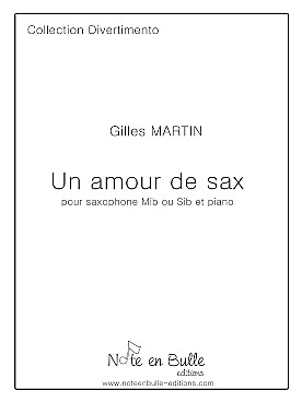 Illustration martin gilles amour de sax (un)