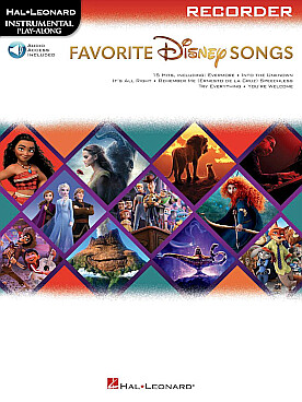 Illustration de FAVORITE DISNEY SONGS - Flûte à bec