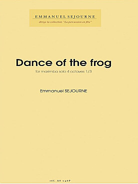 Illustration de Dance of the frog pour marimba solo