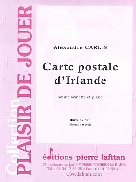 Illustration carlin carte postale d'irlande