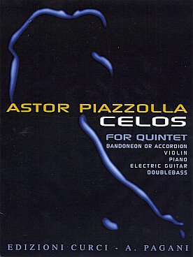 Illustration de Celos for quintet pour accordéon, violon piano, guitare électrique et contrebasse