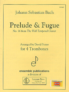 Illustration bach js prelude & fugue n° 16