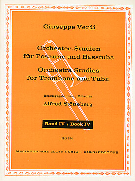 Illustration de Orchester-Studien pour trombone et tuba - Vol. 4 : Don Carlos, Rigoletto