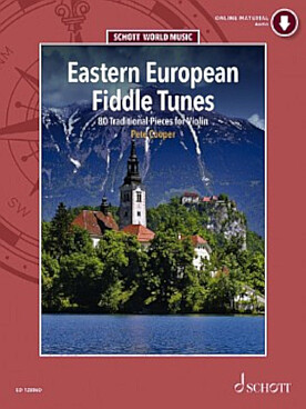 Illustration eastern european fiddle tunes
