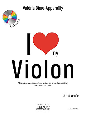 Illustration bime-apparailly i love my violon