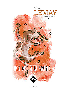 Illustration de Hot dog à la swing