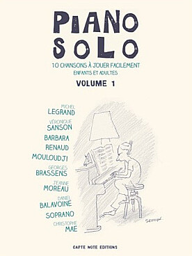 Illustration de PIANO SOLO, 10 partitions pour piano facile - Vol. 1