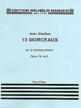 Illustration de 13 Pièces op. 76 - N° 5 : Consolation