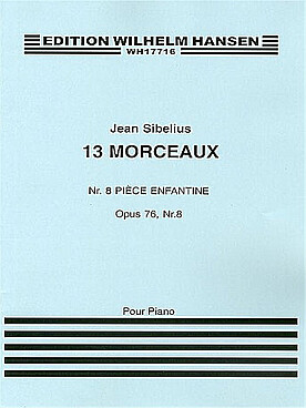 Illustration de 13 Pièces op. 76 - N° 8 : Pièce enfantine