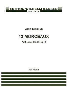 Illustration sibelius pieces op. 76/9 : arabesque
