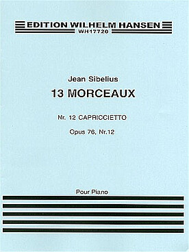 Illustration sibelius pieces op. 76/12 : capriccietto