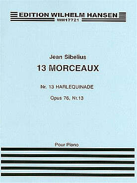 Illustration sibelius pieces op. 76/13 : harlequinade