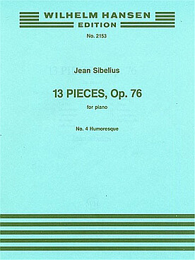 Illustration de 13 Pièces op. 76 - N° 4 : Humoresque