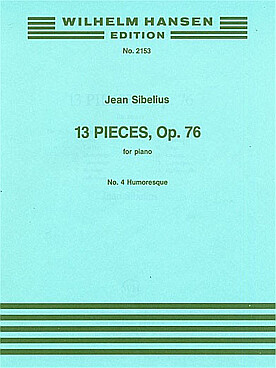 Illustration sibelius pieces op. 76/4 : humoresque