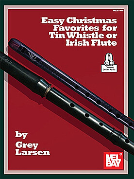 Illustration de Easy Christmas favorites for tin whistle or irish flute