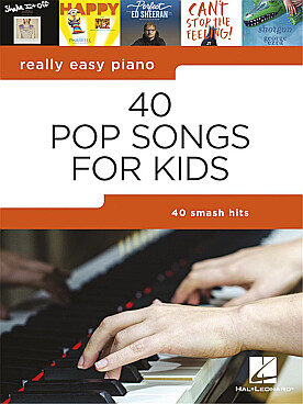 Illustration really easy piano 40 pop songs for kids