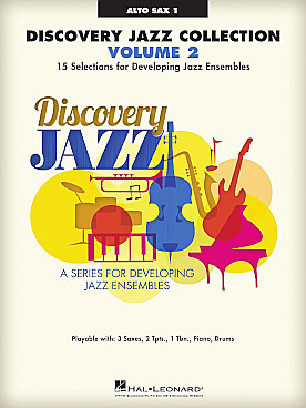 Illustration de DISCOVERY JAZZ COLLECTION VOL. 2 - Partie saxophone alto 1