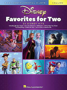 Illustration de DISNEY FAVORITES FOR TWO : 23 hits