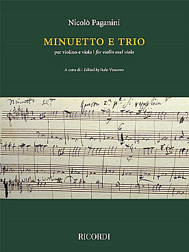 Illustration paganini minuetto e trio