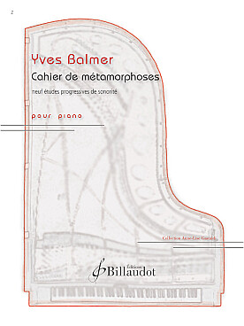 Illustration de Cahier de métamorphoses : 9 études progressives de sonorité