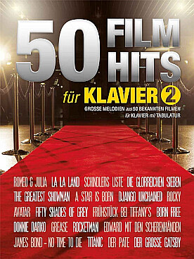 Illustration de 50 FILM HITS für Klavier - Vol. 2 (allemand)