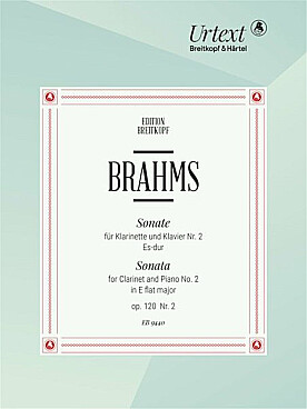 Illustration brahms sonate op. 120/2 en mi b maj