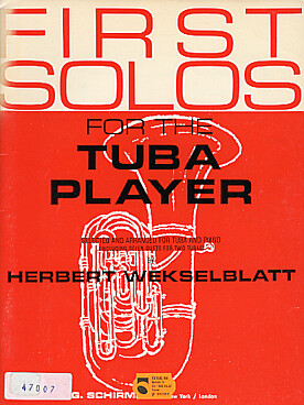 Illustration de FIRST SOLOS FOR THE TUBA PLAYER