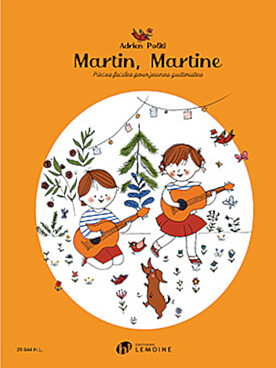 Illustration de Martin, Martine : pièces faciles pour jeunes guitaristes