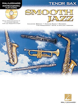 Illustration smooth jazz saxophone tenor