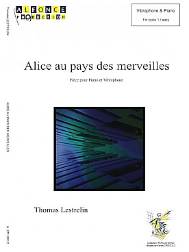 Illustration de Alice aux pays des merveilles pour vibraphone et piano